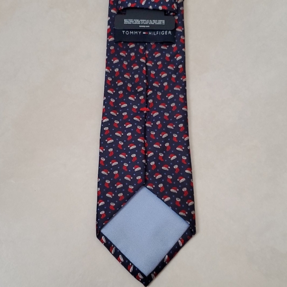 NWT Tommy Hilfiger Men's Santa Hat + Stocking Tie - Picture 3 of 5